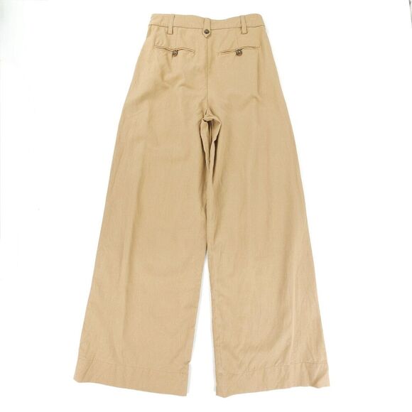 NWT Madewell Harlow Wide Leg Pants Khaki Pleated Old Money Quiet Luxury Trouser - Picture 5 of 9